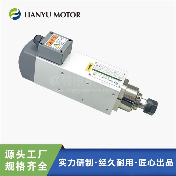 LIANYU MOTOR 木工高速磨削打磨電機(jī) 高精密三相風(fēng)冷切削主軸 定制機(jī)