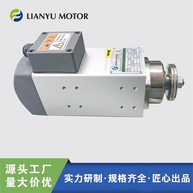 LIANYU MOTOR 三相風(fēng)冷鋸切電機(jī) 夾鋸片裝百葉輪砂輪高速電機(jī) 工廠