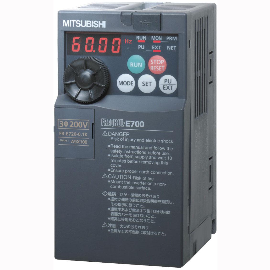 三菱變頻器FR-E740-0.75-CHT 三相380V 50HZ