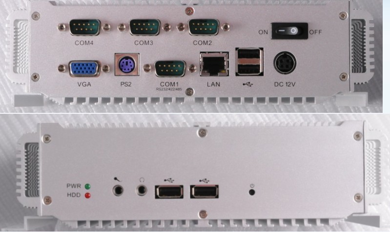 LBOX-270凌動N270工控機耐高溫嵌入式工控機帶VGA輸出全封閉防塵工控機