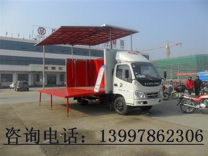 流動快餐車流動表演車流動舞臺車產(chǎn)品展示LED舞臺車，移動宣傳車