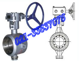 對(duì)焊式金屬硬密封蝶閥
