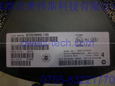 供應(yīng)原裝NTD24N06LT4G 功率MOSFET,N溝道