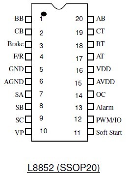 三相無刷馬達(dá)驅(qū)動(dòng)IC有霍爾無霍爾廠家代理