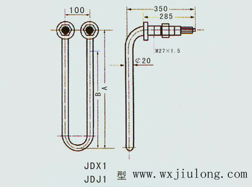 【加熱管】JDJ型堿溶液用管狀電熱元件