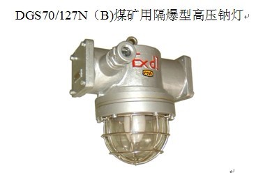 DGS70/127N（B)隔爆型高壓鈉燈 光源：雙管芯高壓鈉燈泡