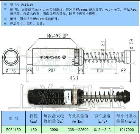 SRK減震緩沖器FC64150