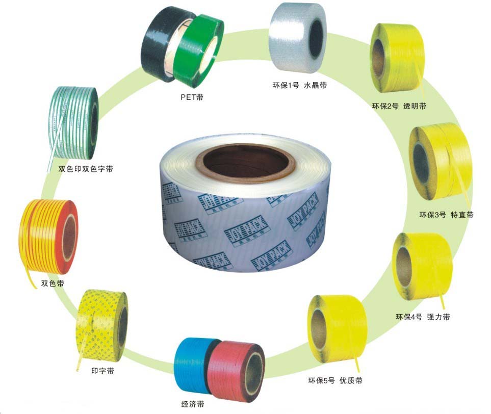 廠家供應手工打包帶及各種型號規(guī)格機用打包帶，pp打包帶。