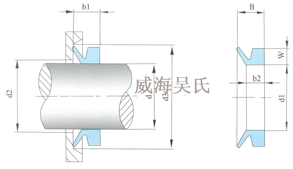 大型VA水封/大規(guī)格VA密封圈