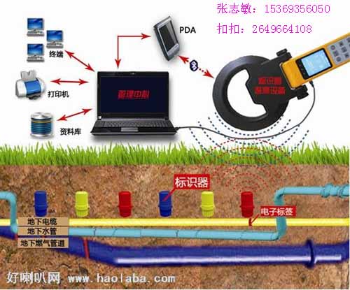 地下標(biāo)識(shí)器〒埋深1.8m〒GPS定位五星a6〒電子信息識(shí)別器