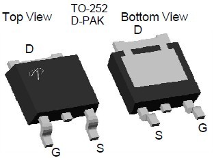 TO-252,30V25A場效應管AOD480