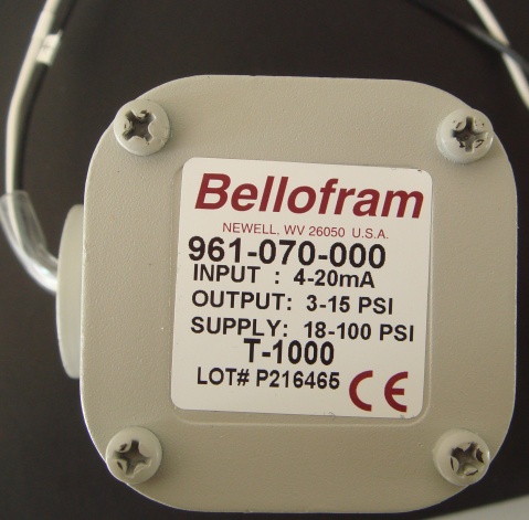 bellofram柏勒夫電氣轉換器YT-1000RDn13特價出售