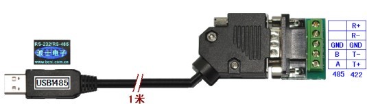 波仕 USB1485 多功能USB轉(zhuǎn)to RS-485/422