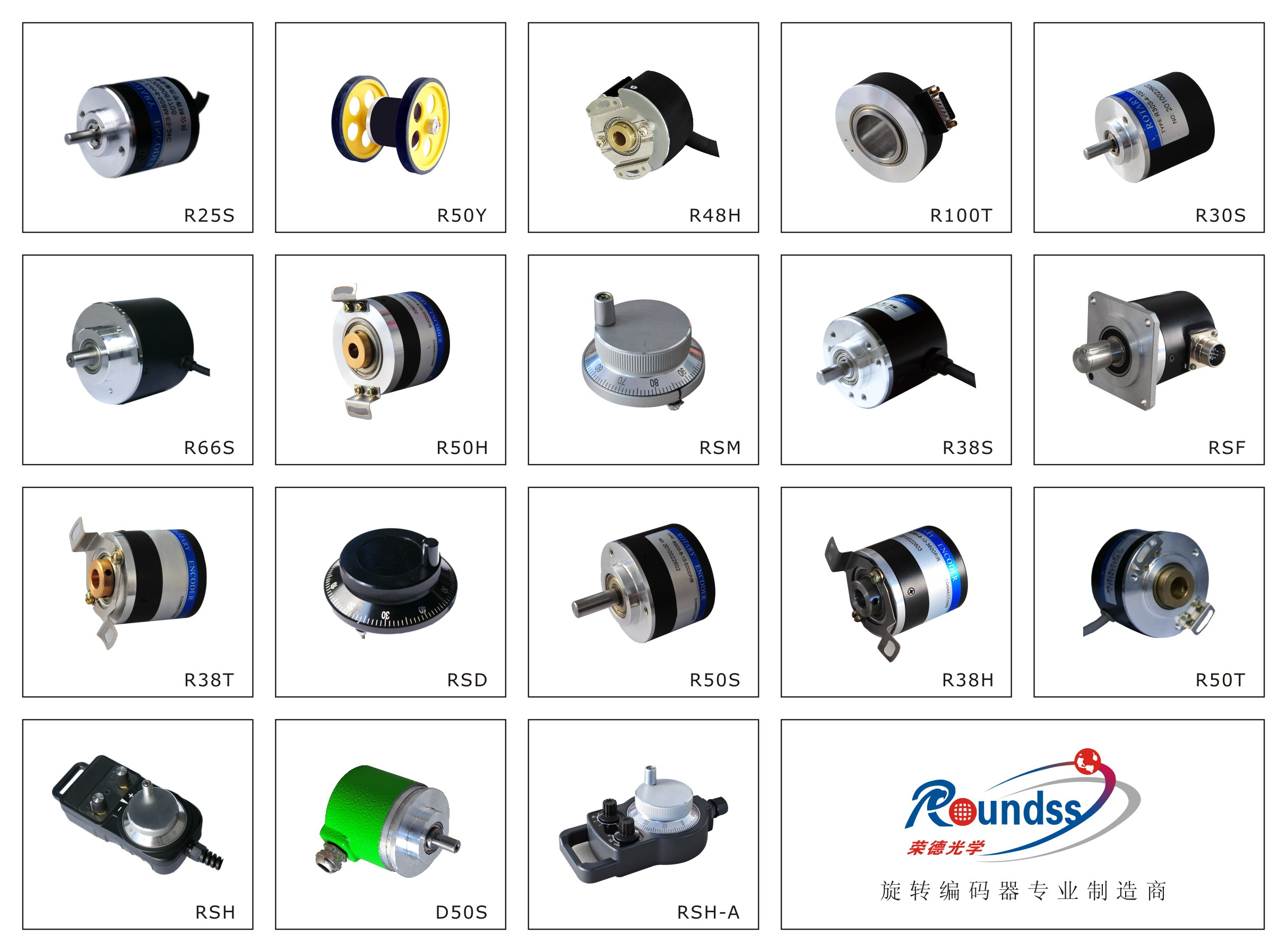 供應(yīng) 榮德 增量式 光電旋轉(zhuǎn)編碼器 實心軸 R38S