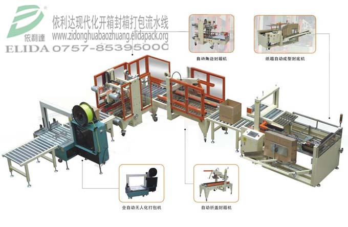 福建全自動自動化捆包機廠家，整線設(shè)計。