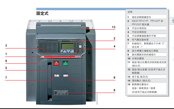 E1N800 R800 PR121/P-LI FHR NST