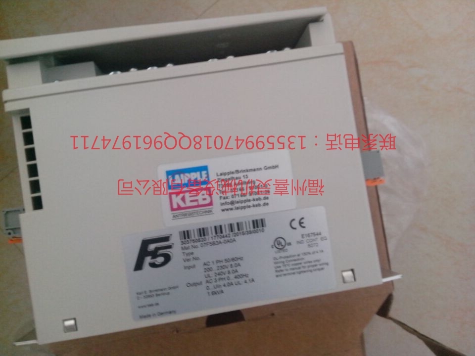 代銷(xiāo)科比KEB變頻器09.F5.B3A-390A 全新原裝正品