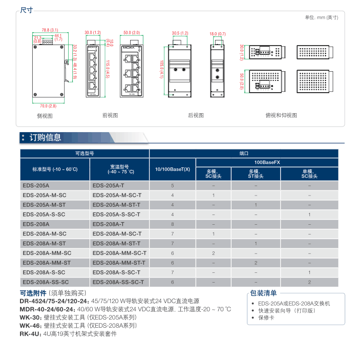 EDS-408A-MM-SC