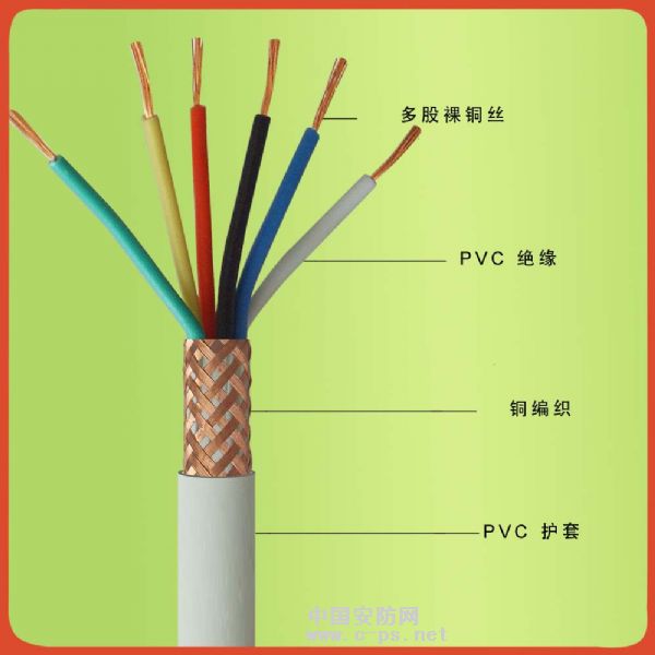 屏蔽電纜ZR-RVVP,屏蔽信號(hào)電纜RVV2×1.5