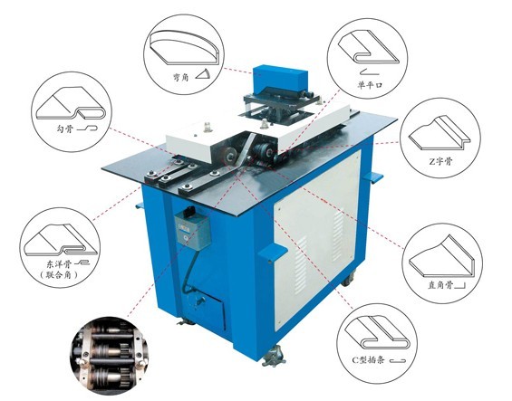 不銹鋼0.8-0.6厚多功能咬口機生產(chǎn)廠家