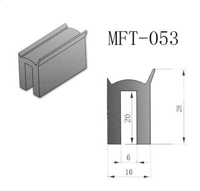 廠家直銷電器密封條MFT-053黑色發(fā)泡EPDM密封條耐高溫耐腐蝕