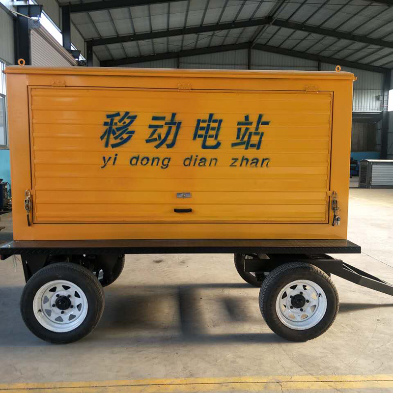 30kw濰柴機型移動電站 移動拖車發(fā)電機 戶外應急電源抗旱排澇