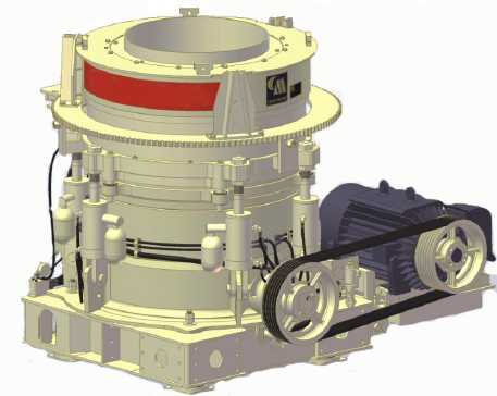 供應黑白礦山機械 大型圓錐式破碎機 粗破產量大 磨耗小 破石機