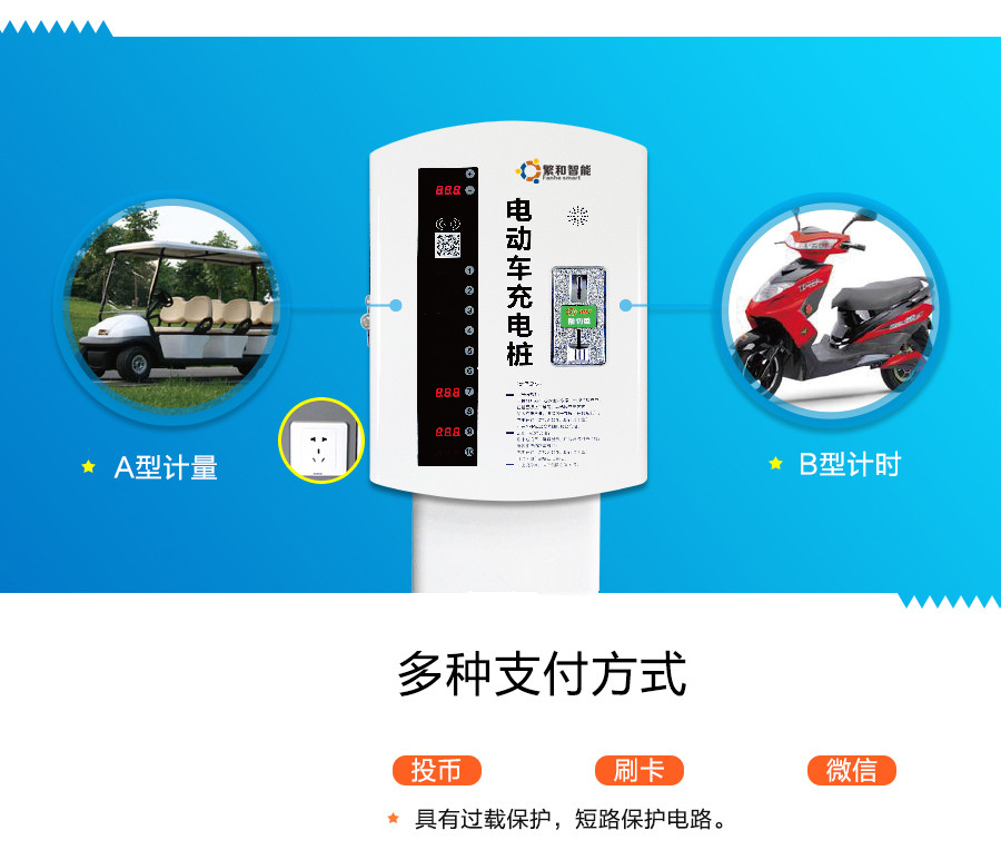 南京小區(qū)刷卡電瓶車充電站