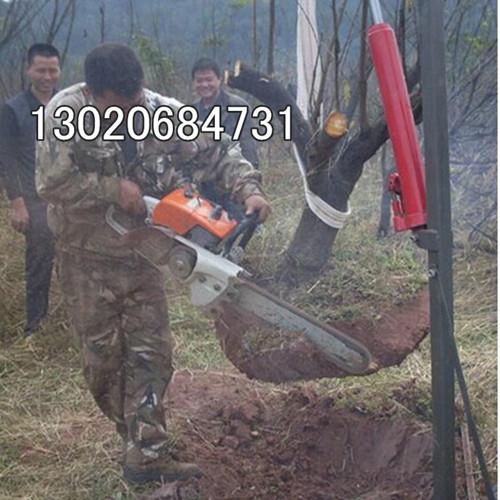 小型帶土球挖樹機 鏈條式挖樹機 家用挖樹苗機