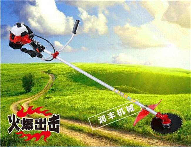 火爆出售草坪修剪機(jī) 小型打草機(jī) 汽油推車草坪機(jī)的圖片