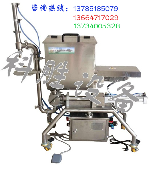 邢臺(tái)科勝火鍋底料灌裝機(jī)||辣椒醬灌裝機(jī)||大顆粒肉醬灌裝機(jī)