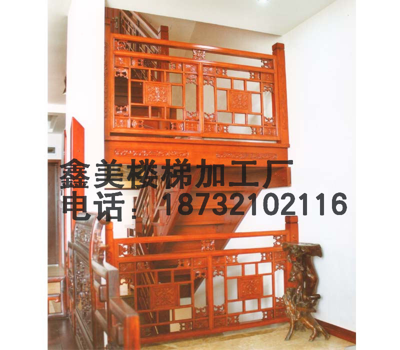 紅櫸實木樓梯石家莊市常氏建材有限公司