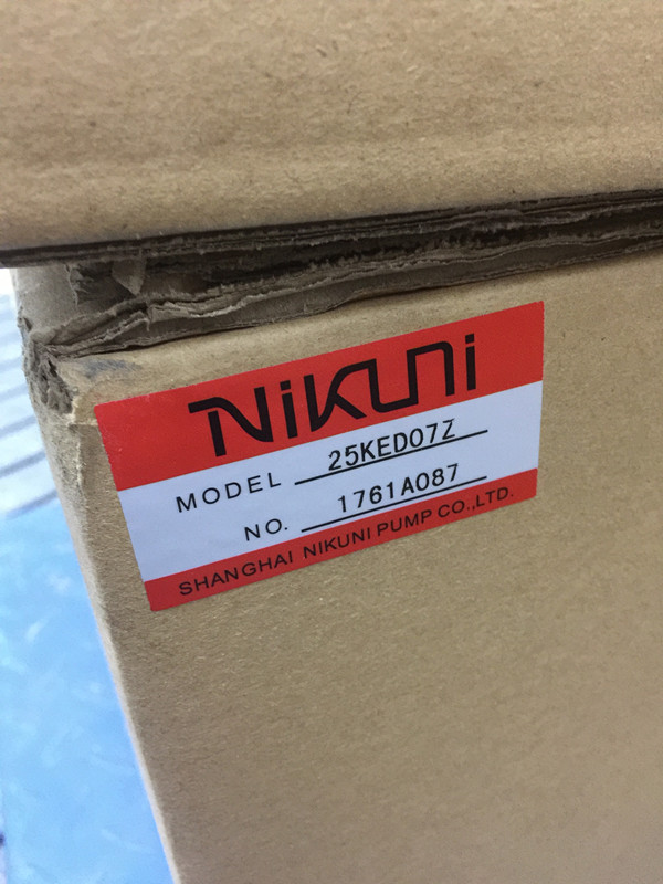 NIKUNI進口尼可尼流量計流體泵15NED02Z-V