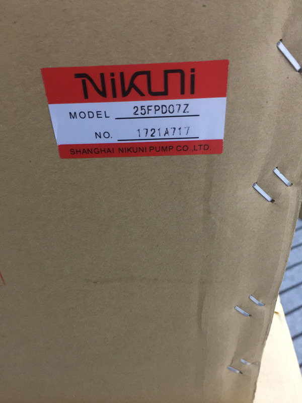 NIKUNI尼可尼起動灌注泵15NED02Z-V