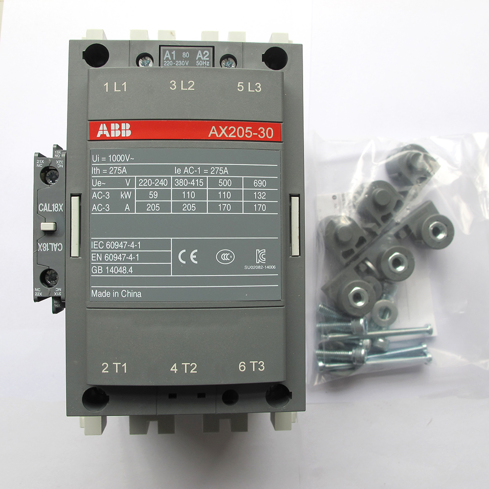 原裝ABB接觸器AX205-30-11 ABB交流接觸器 ABB一級代理