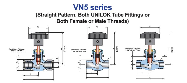 VN52U-04T-SS針型閥 韓國UNI-LOK閥門中國總代理 上海代理商