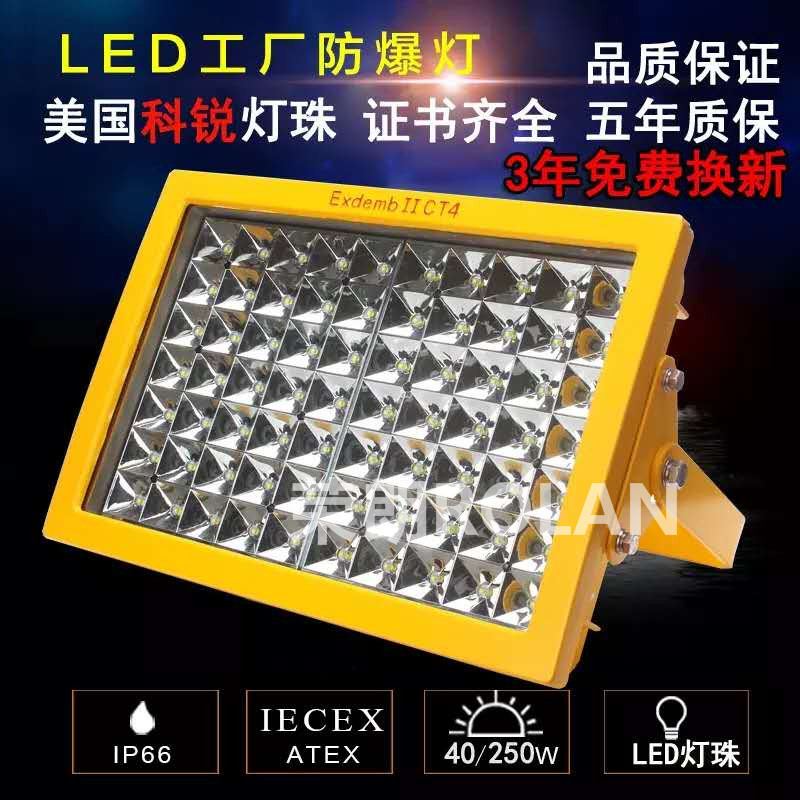 漳州加油站防爆照明燈120W?