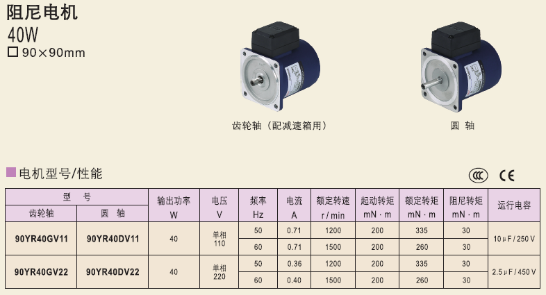 90YR40GV11   90YR40GV22  90YR40DV11精研電機