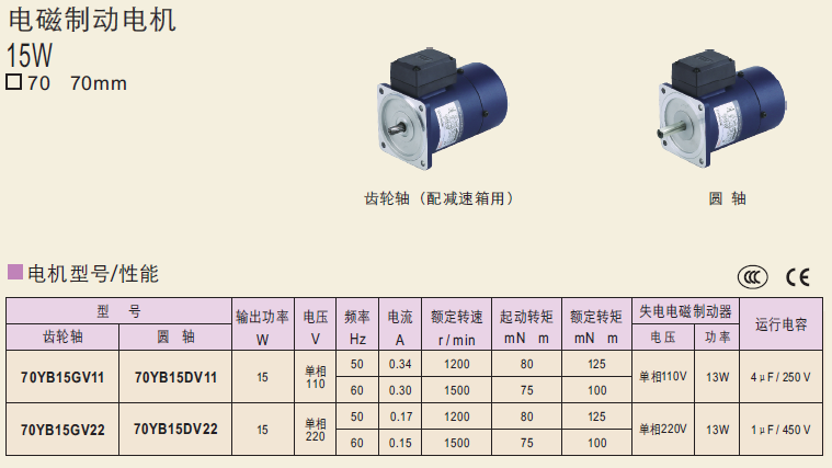 70YB15GV11   70YB15GV22  70YB15DV11 精研電機(jī)