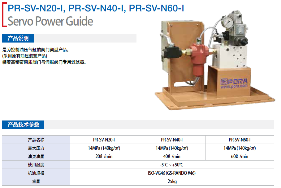 PR-SV-N40-I   PR-SV-N60-I 保羅伺服動(dòng)力引導(dǎo)