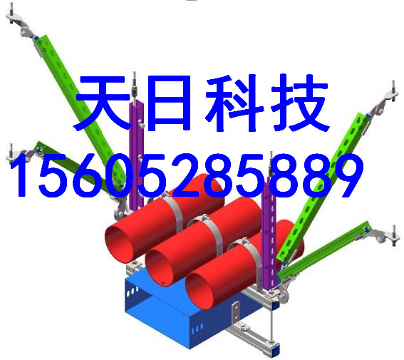 C型槽鋼抗震支吊架，管廊抗震支吊架，噴淋系統(tǒng)管束，抗震管束