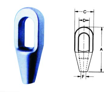 供應(yīng)優(yōu)質(zhì)巴氏合金閉式澆鑄索具澆鑄用接頭，鋼絲繩索具專用接頭