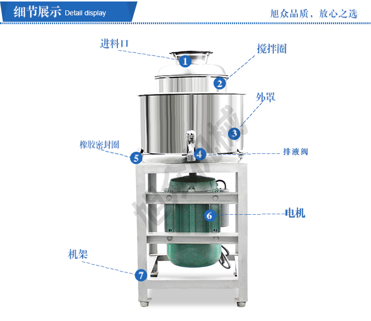 不銹鋼打漿機 肉丸機打漿機