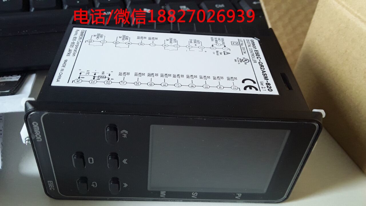 E5EC-RR2ASM-820歐姆龍溫控器接線圖