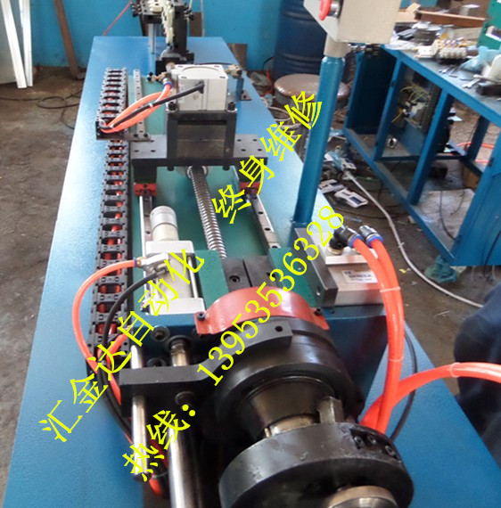 柳州鋁管自動校直開料機 鋁管自動校直開料機匯金達終身保修