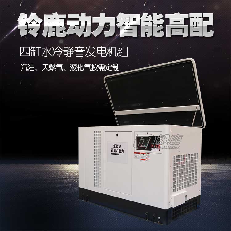 備用電源30KW靜音箱汽油發(fā)電機(jī)