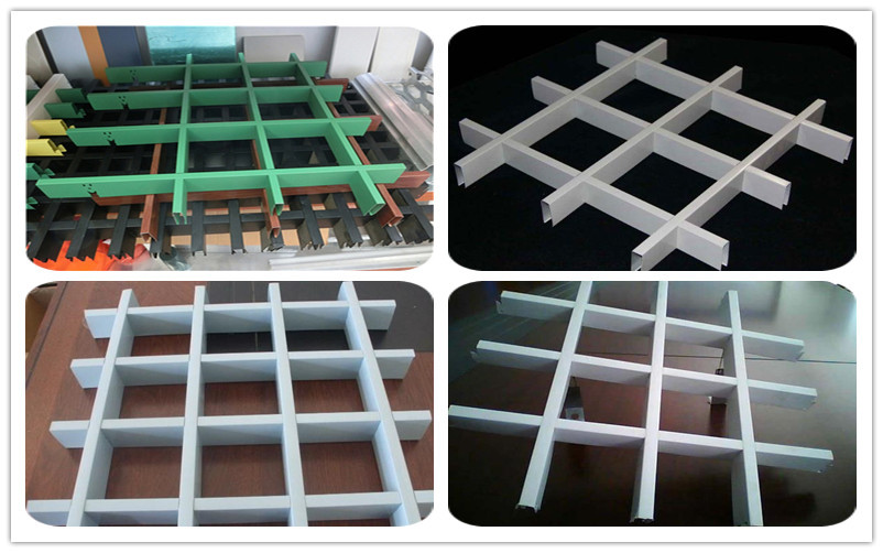 吊頂裝飾鋁格柵  各種顏色噴涂金屬格柵價格