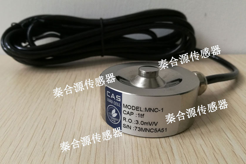 CAS測(cè)力傳感器MNC-1T MNC-2T紐扣式測(cè)力傳感器1T圓形壓力傳感器