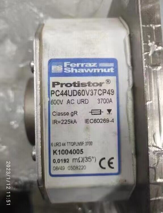 法雷熔斷器 PC44UD60V37CP49 K1004005 600V 3700A電力類(lèi)