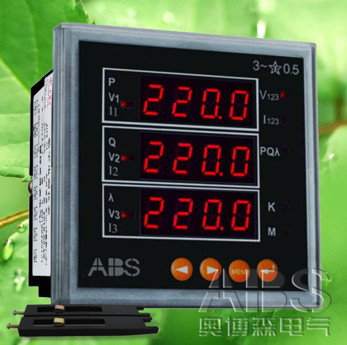 AB204E多功能電力儀表 AB204E電力儀表 AB204E安裝方式